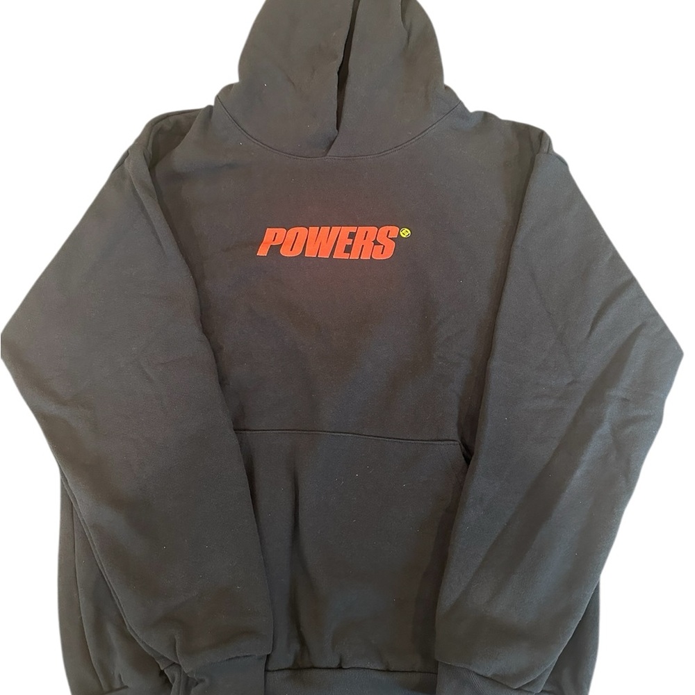 Powers Supply  Black Hoodie with Red Logo. Heavy weight brand new hoody.